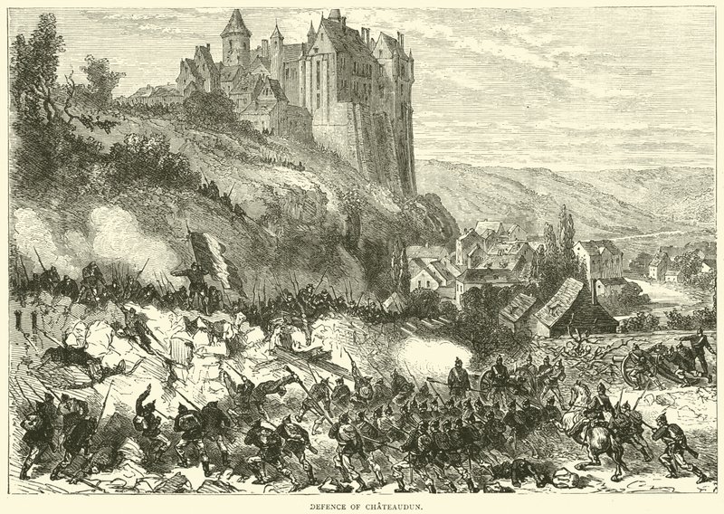 Verdediging van Chateaudun, oktober 1870 door English School