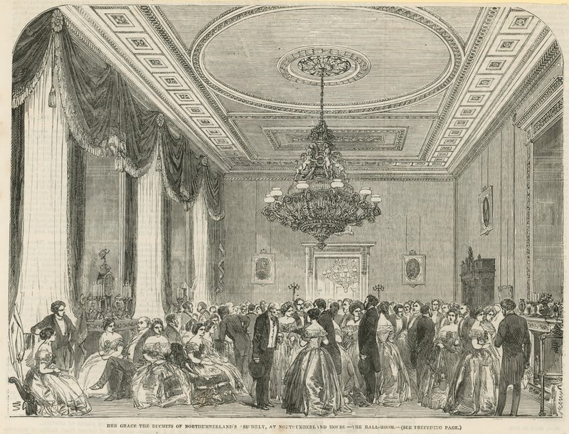 De bijeenkomst van de Hertogin van Northumberland door English School