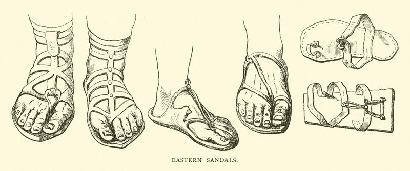 Oosterse sandalen door English School