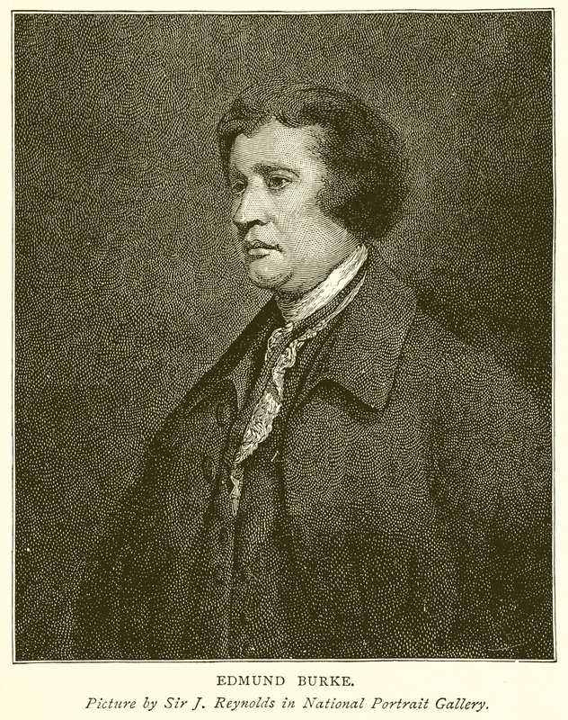 Edmund Burke door English School