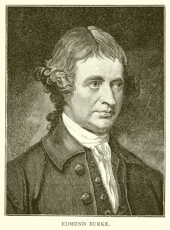 Edmund Burke door English School