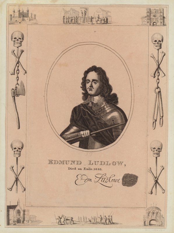 Edmund Ludlow door English School