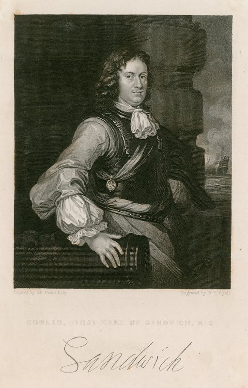 Edward Montagu, Graaf van Sandwich door English School