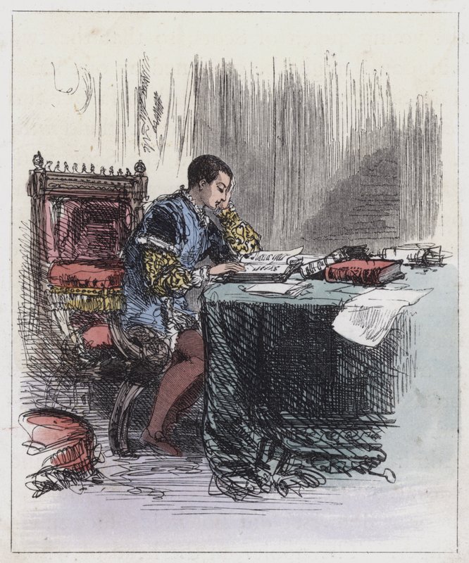 Edward VI, aan zijn Studies door English School