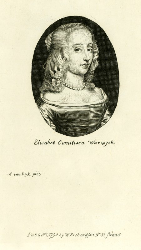 Elizabeth, Gravin van Warwick door English School