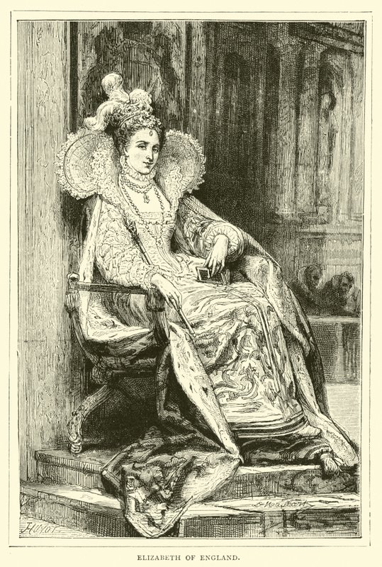 Elizabeth van Engeland door English School
