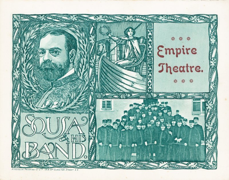 Empire Theatre, Londen, met Sousa en zijn Band door English School