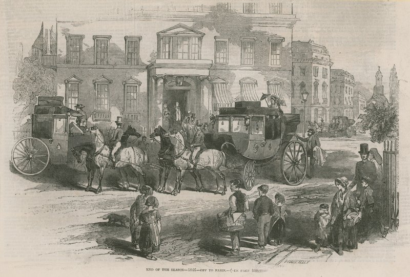 Einde van het seizoen 1846 - op naar Parijs door English School