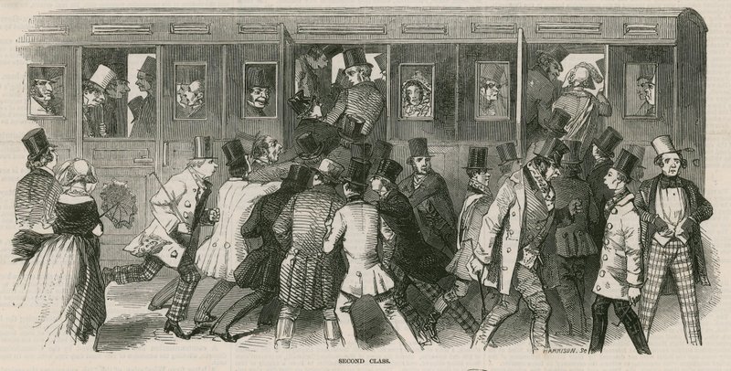 Epson Races 1847: De Spoorweg - Tweede Klasse door English School