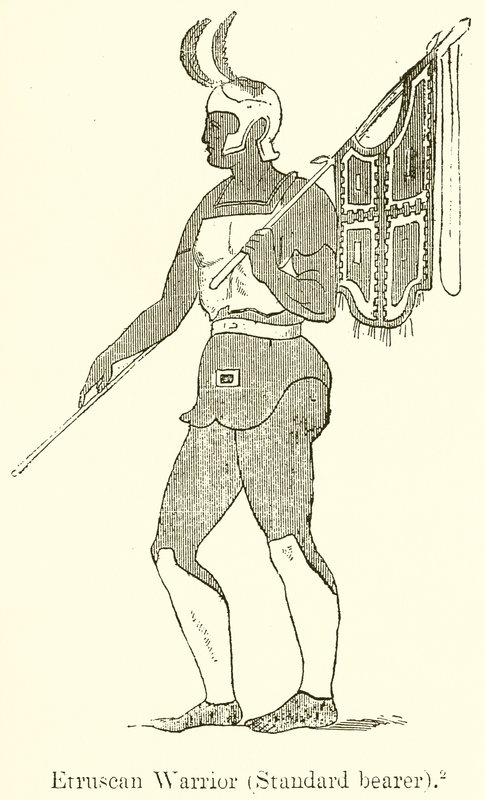 Etruskische Krijger (Vaandeldrager) door English School