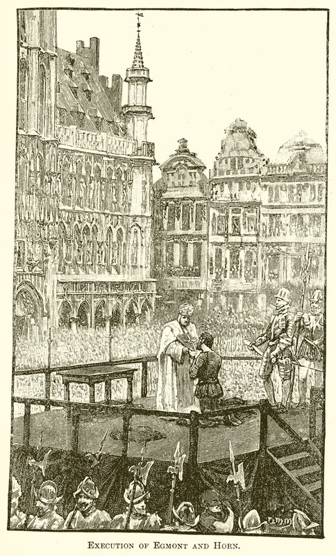 Executie van Egmont en Horn door English School