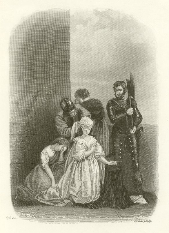 Executie van Mary Queen of Scots door English School