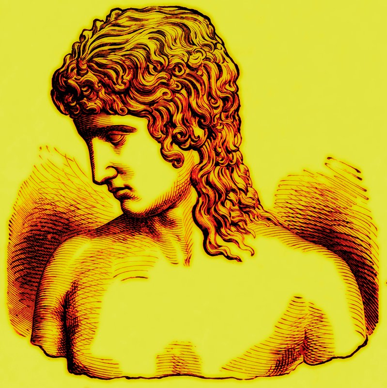 Extreem van etnische divergentie - Hoogste type - I: Eros van Praxiteles, illustratie uit Met de Mensen van de Wereld door John Clark Ridpath, gepubliceerd 1912 door English School
