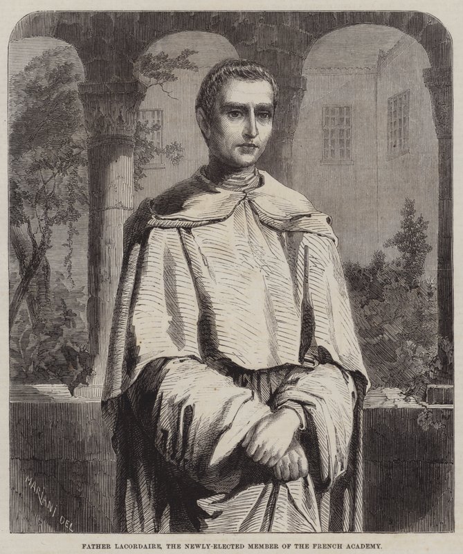 Vader Lacordaire, het Nieuwgekozen Lid van de Franse Academie door English School