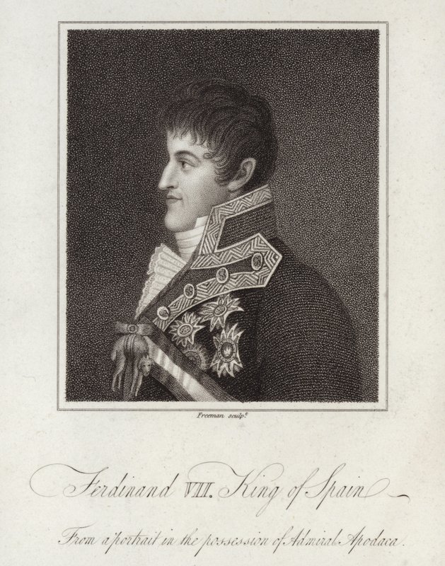 Ferdinand VII, Koning van Spanje door English School