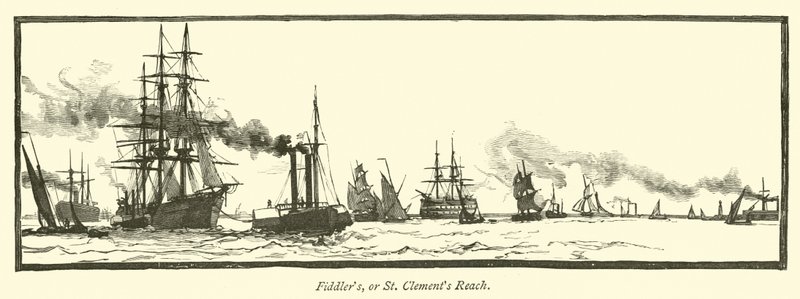 Fiddlers, of St Clements Reach door English School