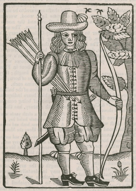 Finsbury boogschutters ticket voor het schieten van 1676 door English School