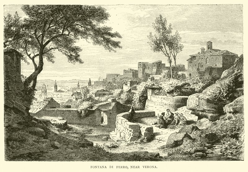 Fontana di Ferro, bij Verona door English School
