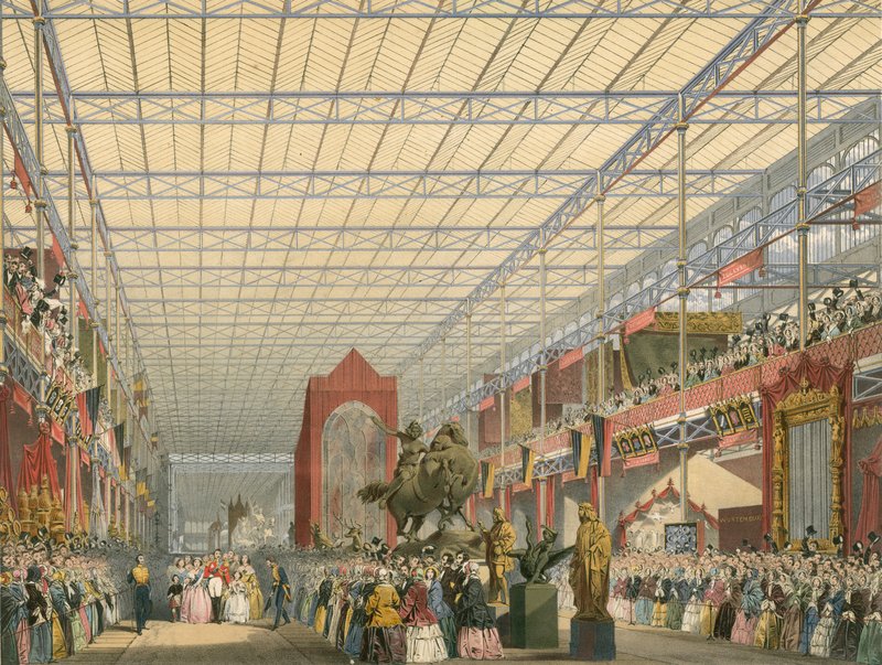 Buitenlandse schip van De Grote Tentoonstelling van 1851 door English School