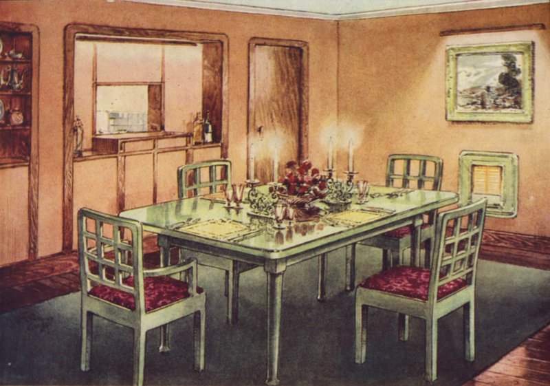 Formele eetkamer door English School