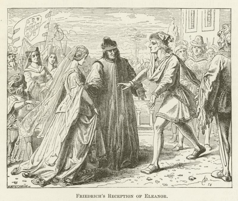 Friedrichs ontvangst van Eleanor door English School