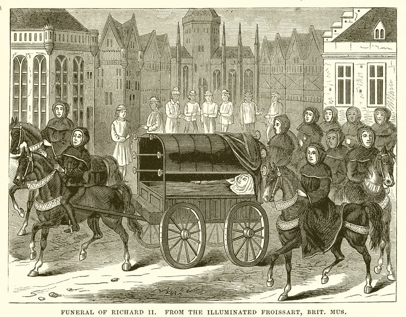 Begrafenis van Richard II door English School