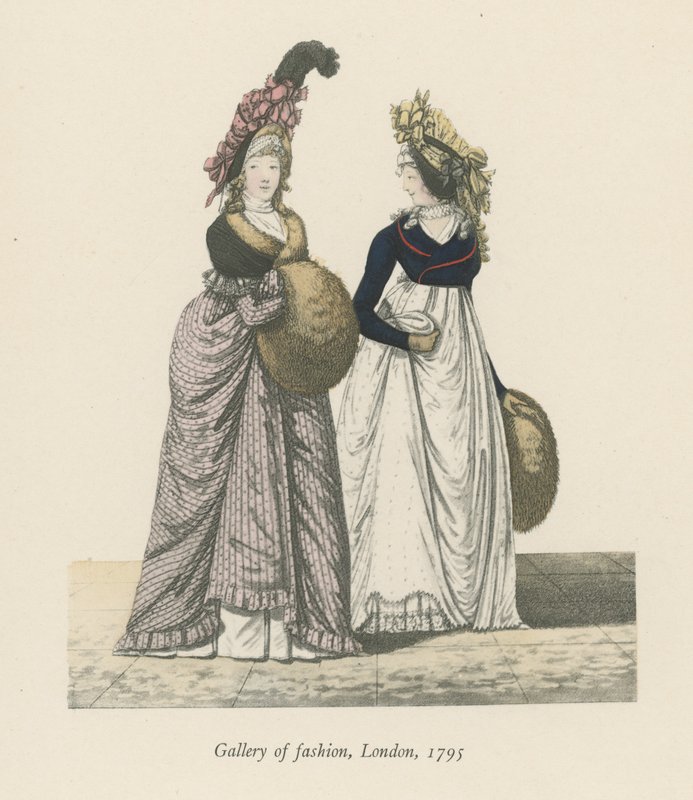 Gallery of Fashion, Londen, 1795 door English School