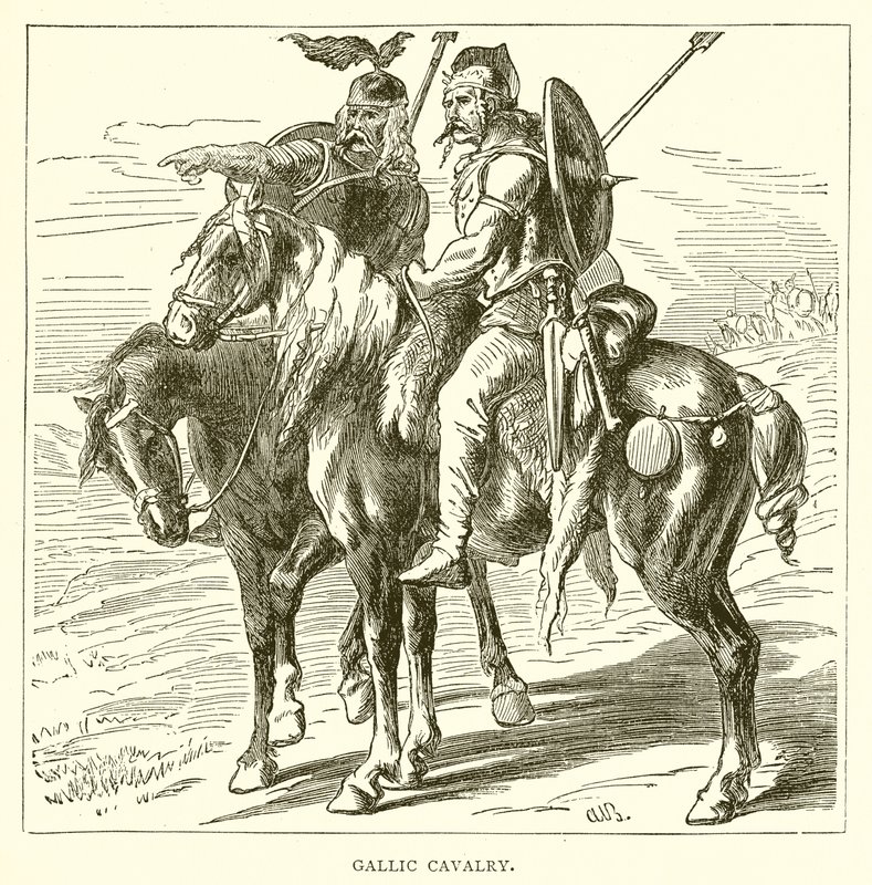 Gallische cavalerie door English School