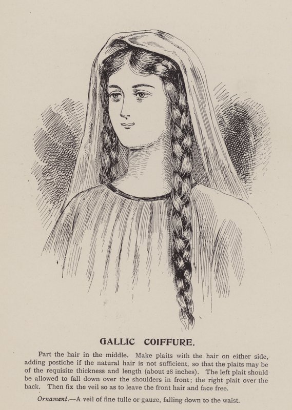 Gallisch kapsel (gravure) door English School