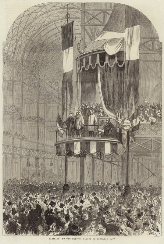 Garibaldi in het Crystal Palace Afgelopen Zaterdag door English School
