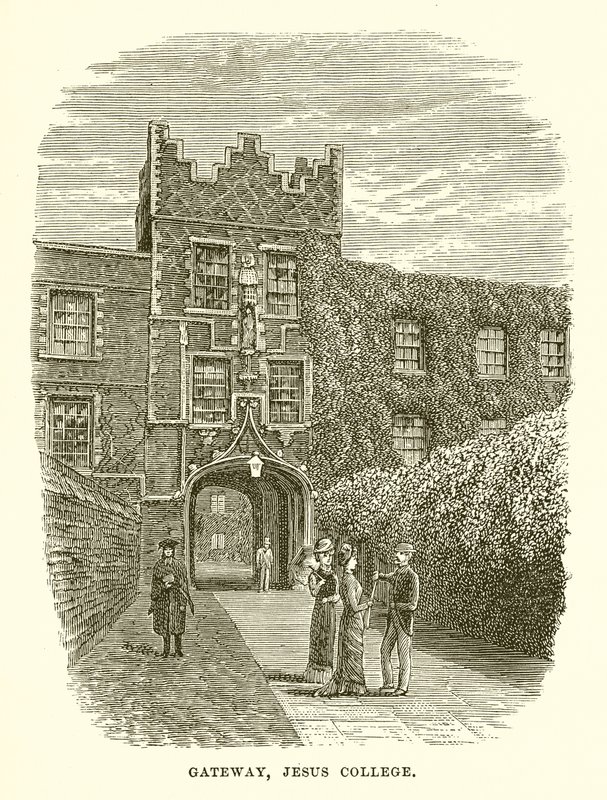 Poort, Jesus College door English School