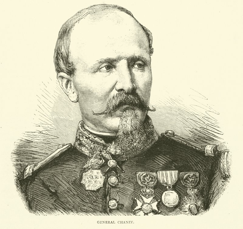 Generaal Chanzy, november 1870 door English School