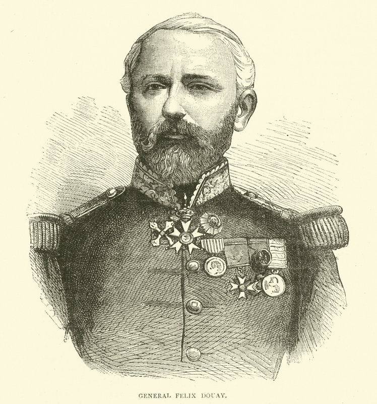 Generaal Felix Douay, 1870 door English School