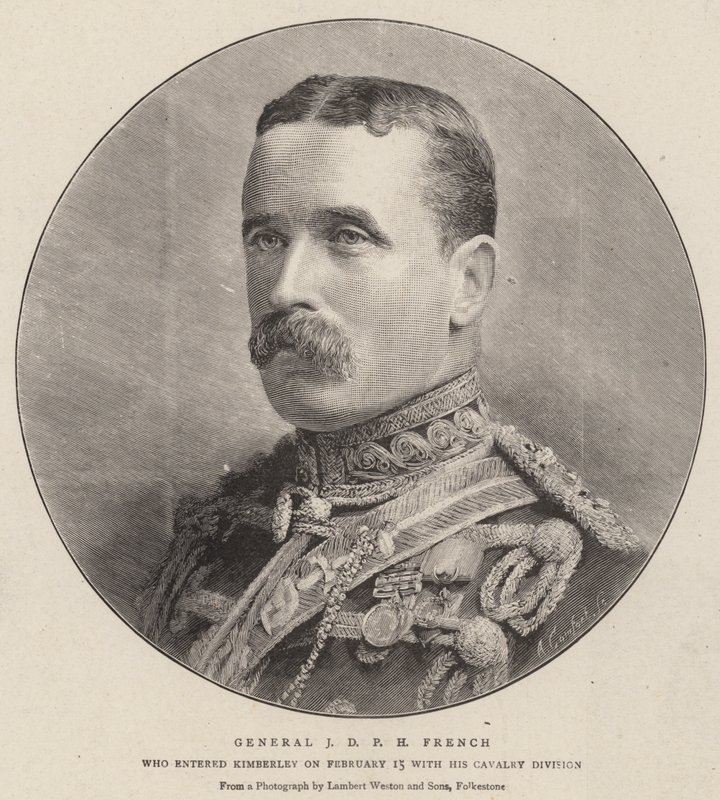 Generaal J D P H French (gravure) door English School