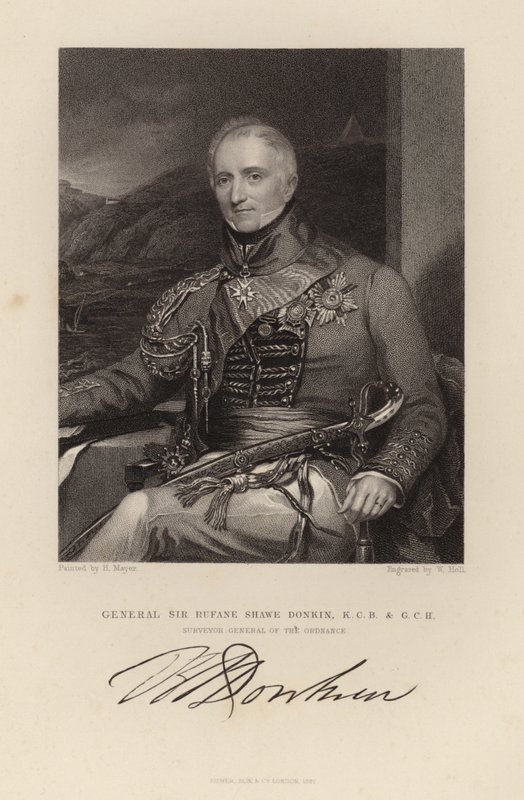 Generaal Sir Rufane Shawe Donkin door English School