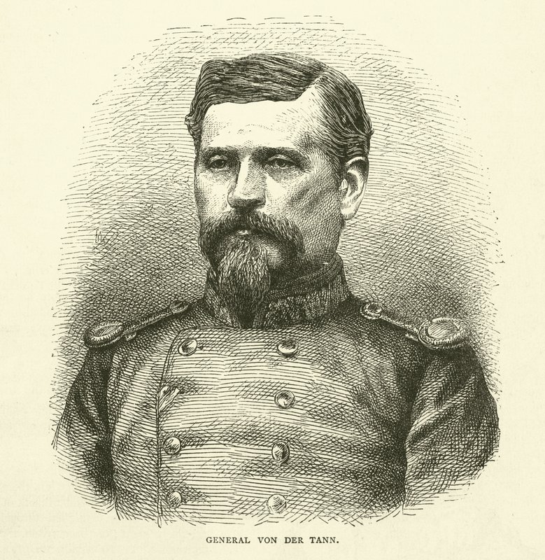 Generaal Von der Tann, september 1870 door English School