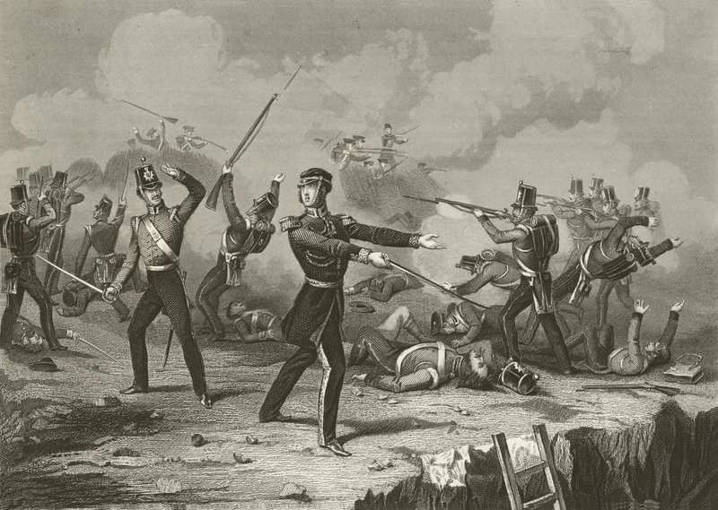 Generaal Windham in de Redan, 8 september 1855 door English School