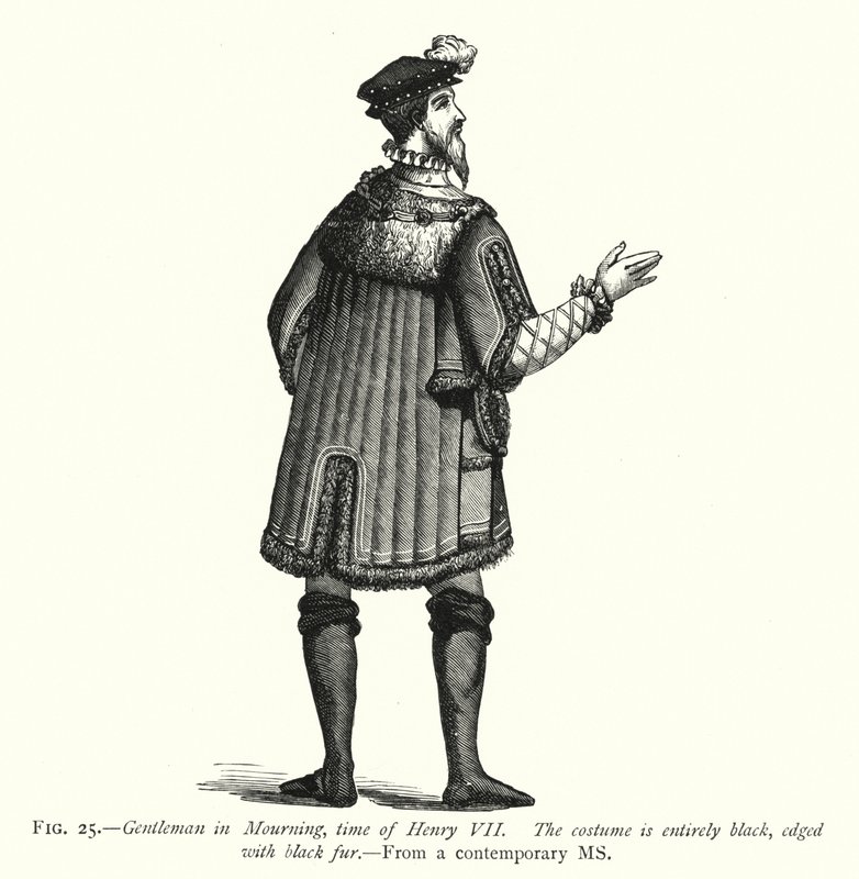Heer in rouw, tijd van Hendrik VII door English School