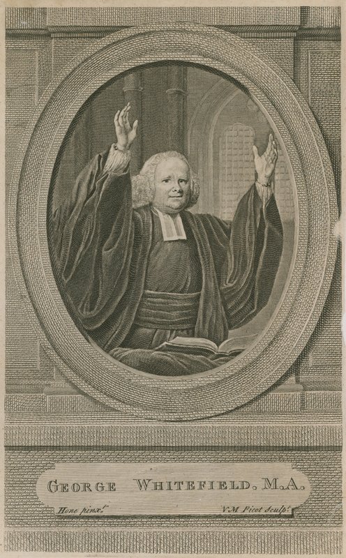 George Whitefield, MA, een van de oprichters van het Methodisme door English School