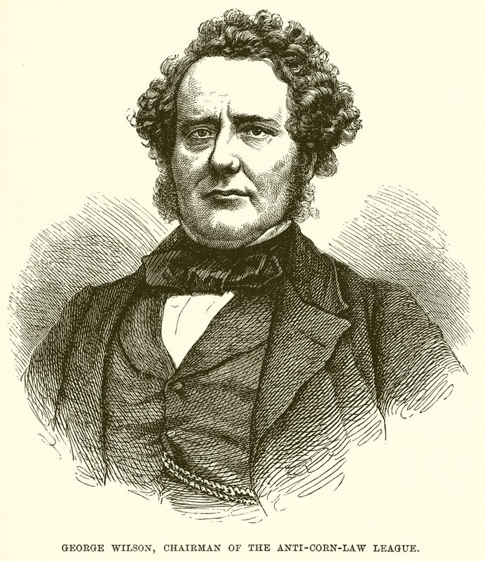 George Wilson, Voorzitter van de Anti-Corn-Law League door English School