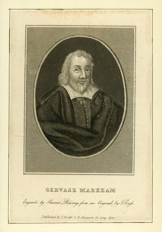 Gervase Markham (gravure) door English School