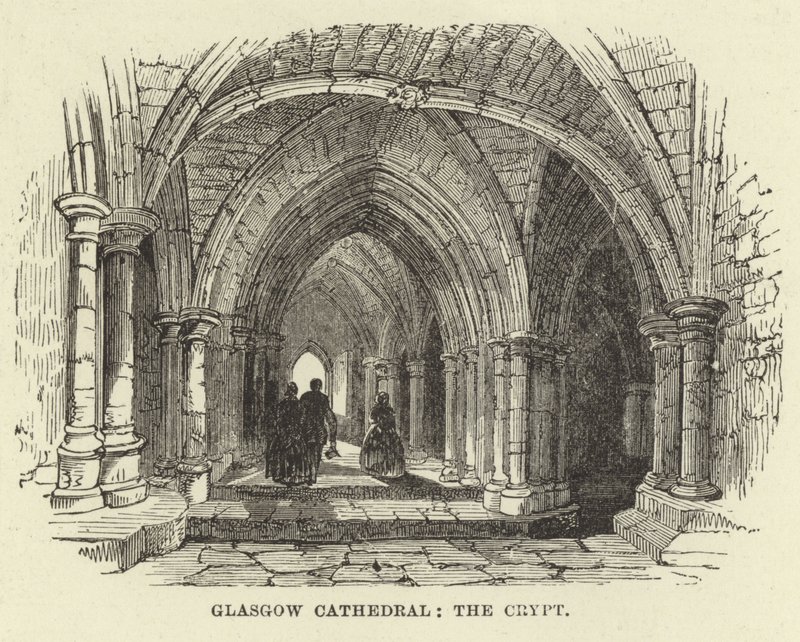 Glasgow-kathedraal, de crypte door English School
