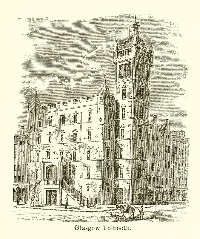 Glasgow Tolbooth door English School
