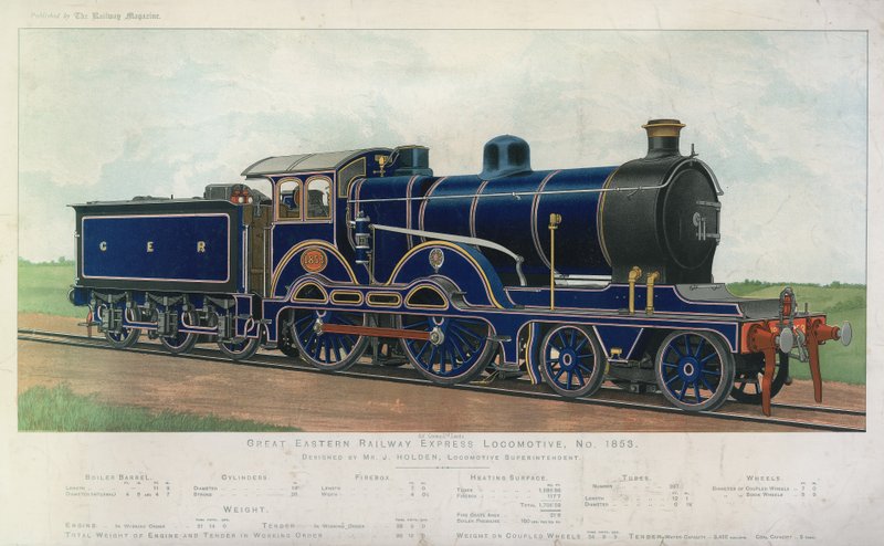 Great Eastern Railway Express Locomotief door English School