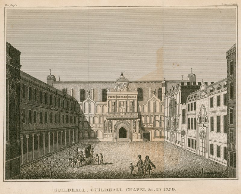 Guildhall Kapel, Londen door English School