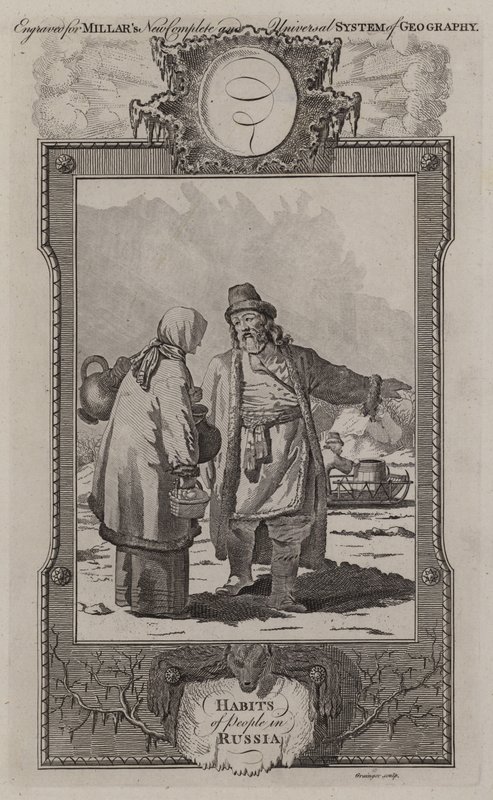 Kledij van mensen in Rusland door English School