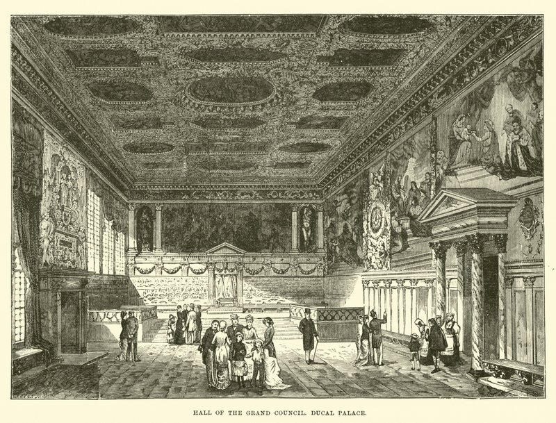 Zaal van de Grote Raad, Dogenpaleis door English School