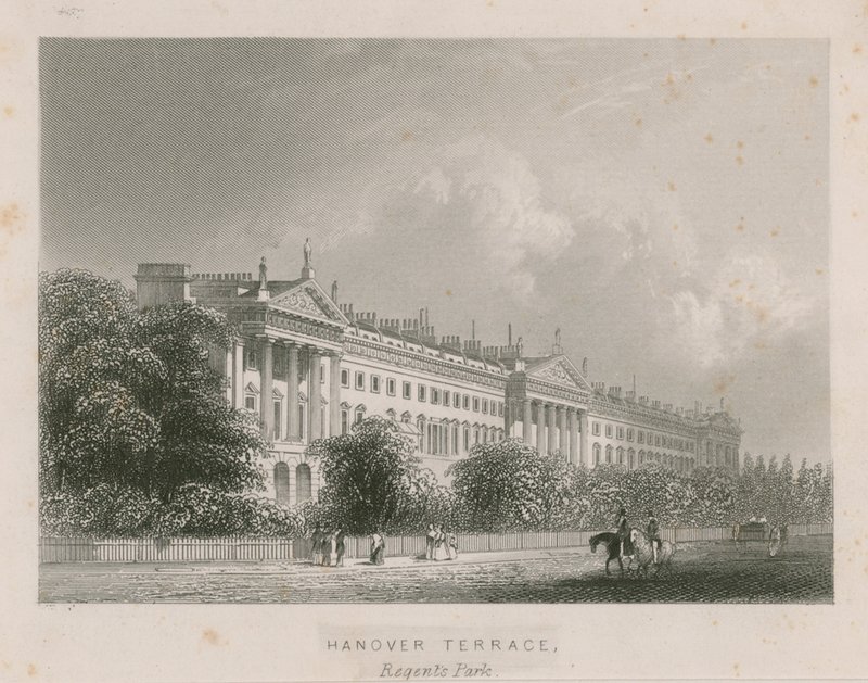 Hanover Terrace, Regents Park, Londen door English School