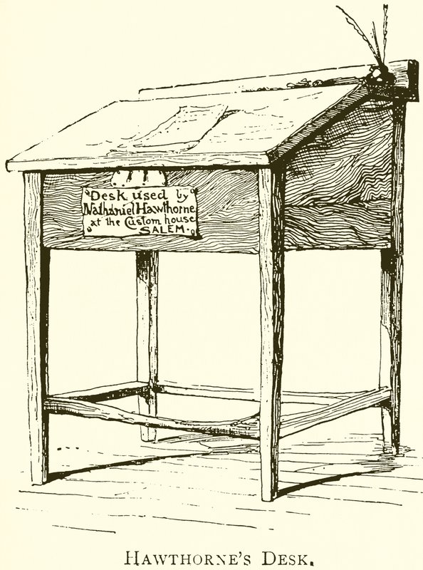 Hawthornes Bureau door English School