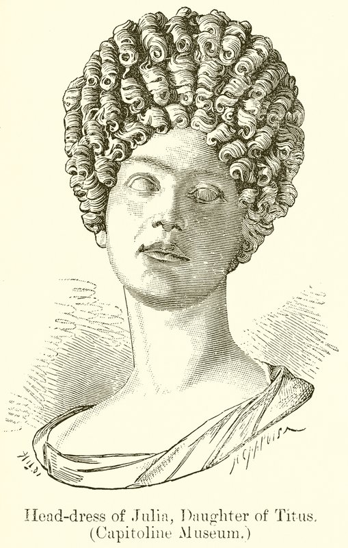 Hoofdtooi van Julia, dochter van Titus (Capitolijns Museum) door English School